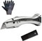 Teppichmesser I UniversalmesserDelphin 03 I Das Originial incl. 1 Paar Schutzhandschuhe