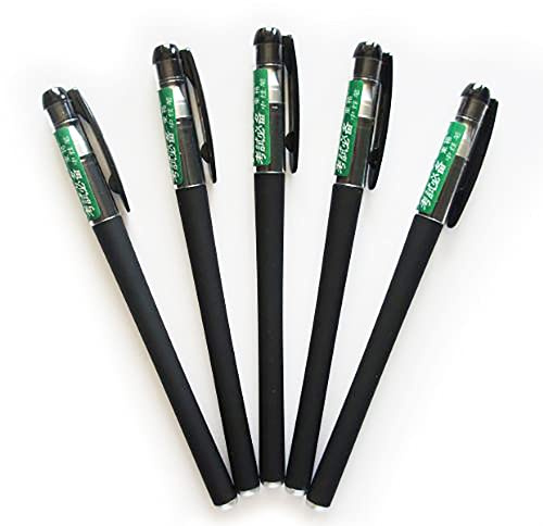 HAND GP-380 0.5 Fine Point Black Ink Pen Pack of 5