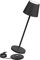K-Bright Dimmbare LED Akku Tischleuchte | Indoor & Outdoor Wiederaufladbar | Natürliches Lichtfarbe | IP54 wasserdicht | 240LM | tischleuchte akku mit USB Ladestation | Schwarz.