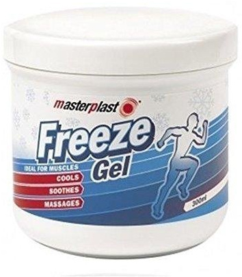 4 x Tubs Of Masterplast Freeze Gel 300ml ideal for muscles, cools soothes