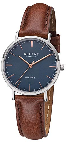 REGENT DamenArmbanduhr Analog Quarz Leder 12111200