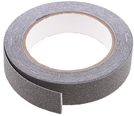 Sharplace Antirutschband Klebeband Selbstklebend Treppen Antirutschstreifen aus Gummi, Grau 5mx25mm