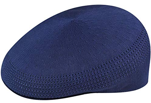 Kangol Tropic Ventair Flatcap 504 Schiebermütze Schirmmütze Herrencap Sommercap Damencap Pepe (M (56-57 cm) - dunkelblau)