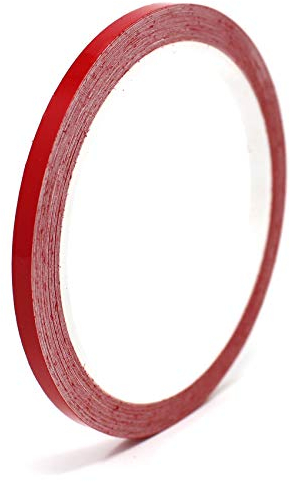 10 Meter (0,79€/Meter) Zierstreifen Auto Motorrad Boot Modellbau Farbauswahl - Finest Folia Dekorstreifen Seitenstreifen Klebestreifen (Rot Glanz, 3mm Breite)