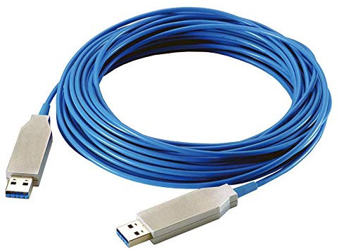 Exsys EX-K1682 Câble USB 3.0 à fibre optique (AOC) 50 m