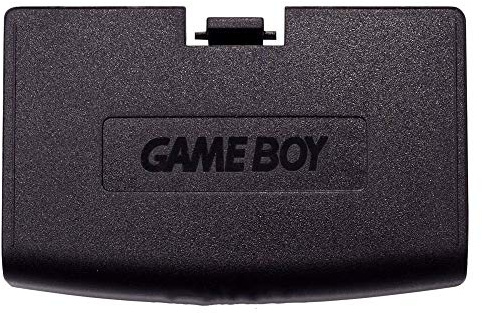 for Game Boy Advance GBA Replace The Battery Cover Back Door Lid of The Back Cover (Black)