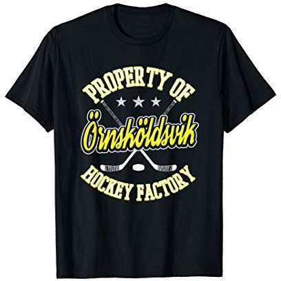 Property Of Ornskoldsvisk Hockey Swedish Jersey Player T-Shirt