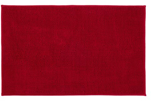 Gözze - Anti-Rutsch-Badematte, Superweich, 100% Mikrofaser, 70 x 120 cm - Bordeaux