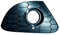 Griglia destra paraurti anteriore con sede fendinebbia, compatibile con ALFA ROMEO GIULIETTA dal 05/2010 al 05/2016