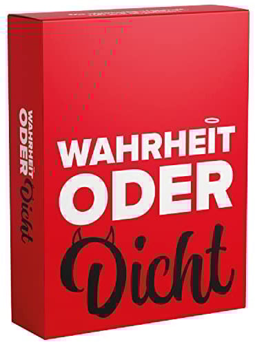 TIPSI Wahrheit oder Dicht Trinkspiel – Partyspiel, Kartenspiel, Saufspiel - Alkohol Geschenke zum Geburtstag – Lustige Spiele für Erwachsene ab 18 - Wahrheit oder Pflicht