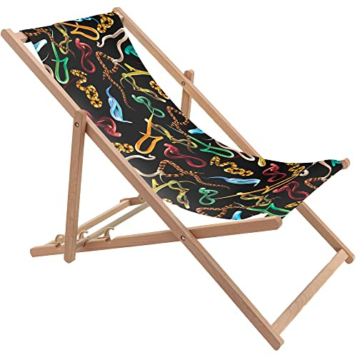 Seletti Deck Chair Snakes Liegestuhl