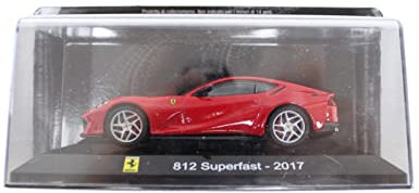 Ferrari 812 Superfast 2017 1:43 Scala Auto in Metallo, Rosso, James Bond, Automobile, Sport, Adulto, Ragazzi