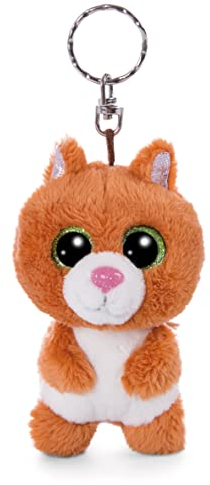 NICI 47692 Schlüsselanhänger Glubschis Eichhörnchen Squibble 9cm Green, BRAUN
