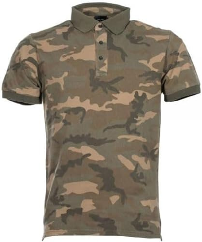 Mil-Tec Prewash Co. Piqué-Poloshirt, Dark Camo
