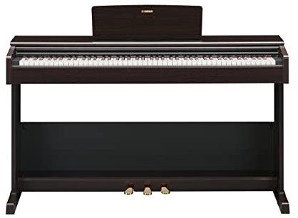 Yamaha ARIUS YDP-105 Digital Piano, rosewood – Modernes und stilvolles Digitalpiano für Einsteiger und Hobbyspieler – Authentisches Klavierspiel