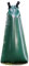 baumbad 1 Bolsa de riego de Polietileno, 100 litros, Resistente a los Rayos UV, Bolsa de riego en Verde, con Embalaje ecológico
