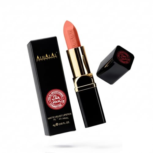 Halal MATTE VELVET LIPSTICK Long Lasting up to 16h Vegan and Cruelty-Free (AL-23-AMAL) | Alcohol-free