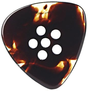 Musiin Handgefertigtes 3-in-1-Plektrum für E-Gitarre, Bass, Jazz-Blues-Gitarre (Tortie)