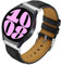 Syxinn Bracelet en Cuir pour Samsung Galaxy Watch 6 40mm 44mm, Galaxy Watch 6 Classic 43mm 47mm, Bracelet Galaxy Watch 4/4 Classic 46mm 42mm, Galaxy Watch 7/Watch 5/5 Pro Bracelet pour Femmes Hommes