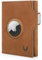 MAGATI Slim Wallet mit AirTag Hülle, ohne Münzfach, RFID-Schutz - Mini Geldbörse Herren & Damen klein Kartenetui - Kartenhalter Einkaufswagenchip-Fach Portemonnaie, Vintage Braun