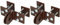 KOTARBAU® Überfalle 50 mm Kellerverschluss Sicherheitsüberfalle für Vorhängeschloss Schloss Vorrichtung Türbeschlag Türvorhängeschloss Verschrauben (Packung mit 2)