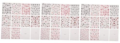 Healeved 36feuilles Autocollants Pour Stickers Nail Art Autoadhésifs Pour Décoration Des Design Printemps