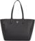 Tommy Hilfiger Damen Tote Bag Tasche Soft Logo mit Reißverschluss, Schwarz (Black), Einheitsgröße