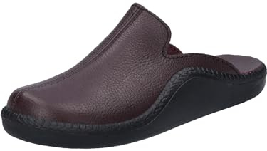 Josef Seibel Herren Pantoffeln Monaco 202 G, Männer Hausschuhe,Weite H (Weit),pantine,finken,schlapen,Home-Slipper,Bordeaux,42 EU