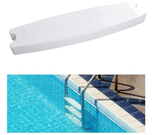 Lot de 1 marchepied pour échelle de piscine, accessoire pour pédale, pour tube de 4,2 cm de diamètre, pour échelles hors sol et enterrées