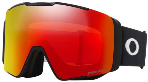 Oakley Line Miner Pro Snow Goggle, Matte Black Strap w/Prizm Snow Torch Iridium Lens, Medium