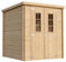 Gartenhaus Holz - Geräteschuppen Holz - Gerätehaus B204xL204xH202 cm/ 3.53 m2 - Fahrrad Schuppen - Gartenhäuser & aufbewahrung Wasserfestes Dach TIMBELA M309C