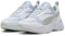 PUMA Damen Cassia Sneakers 38.5 White Cool Light Gray Weather Peaceful Blue ┃Basic Sneakers Damen