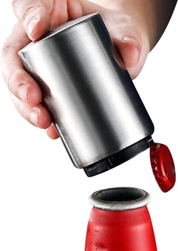 Décapsuleur de bière automatique, outil de retrait de couvercle magnétique pour le camping, la pêche, la randonnée