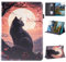 Vaitasy Custodia Xiaomi Redmi Pad SE 11 Pollici 2023, Supporto Funzione Custodia con Leggero Flip Portafolio Cover per Redmi Pad SE 11 - Gatto lunare