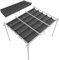 Tetto per Gazebo Pergola con 10 Fori di Drenaggio, Telo di Ricambio per Gazebo, Impermeabile, Durevole e Protezione Solare(Gris,3x4M/10x13ft)