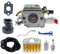 Genérico Carburador de cortadora de césped para Husqvarna 340 345 346 XP 350 351 353 Reemplazo de Motosierra C3-EL18B 503283208 Carburador de Tubo único