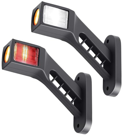 PROZOR LED Seitenmarkierungsleuchten 2PCS Begrenzungsleuchten IP65 Seitenleuchten Markierungsleuchten Positionsleuchten für Lkw,Anhänger