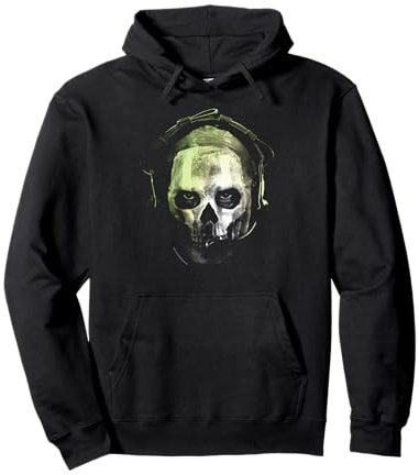 Call of Duty Ghost Skull Portrait Video Game Pullover Hoodie