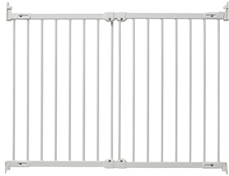 BabyDan FlexiFit, 67-105.5 cm, Extendable and Flexible Stair Gate/Baby Gate/Safety Gate, Metal, White, Made in Denmark - (Pet Gate/Dog gate)