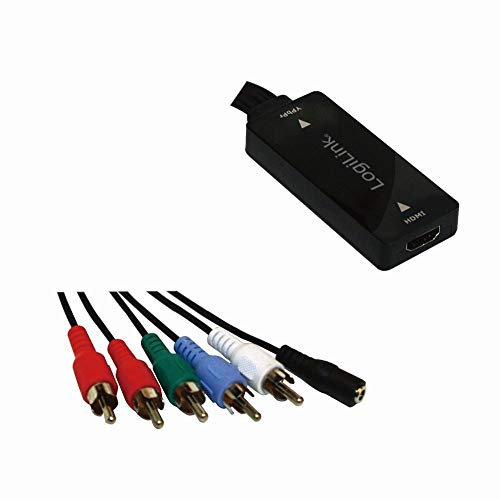 LogiLink CV0059 Adaptateur HDMI vers YPbPr acoustique Noir