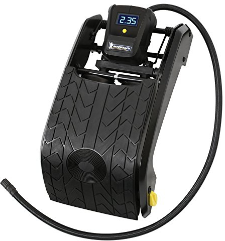 MICHELIN Pompe à Pied Double Piston avec Manomètre Digital