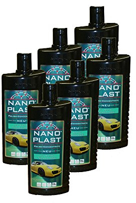 6x Nano-Plast Autopolitur 500 ml, Versiegelung Hochglanzversiegelung Profi Politur