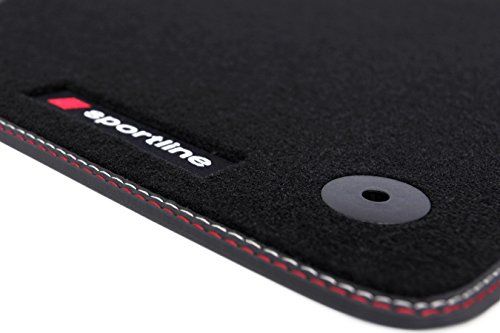 tuning-art C454 Fußmatten Sportline-Design passend für Seat Ibiza 3 6L Stylance 2002-2008