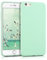 kwmobile Hülle kompatibel mit Apple iPhone 6 Plus / 6S Plus Hülle - weiches TPU Silikon Case - Cover geeignet für kabelloses Laden - Mintgrün matt