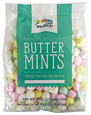 Party Sweets Assorted Pastel Buttermints, 2.75 Pound, Appx. 350 pieces from Hospitality Mints