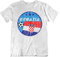 Boys or Girls England 2021 Kids Football T-Shirt Country and Flag Retro Circle England Euro Team White