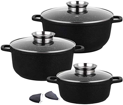 Granit Topfset Kochtopfset Topfe Crack