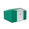 Gardiun Abri de Jardin en Métal Bedford 11,59 m² 361x321x205 cm Ext. Acier Galvanisé Vert