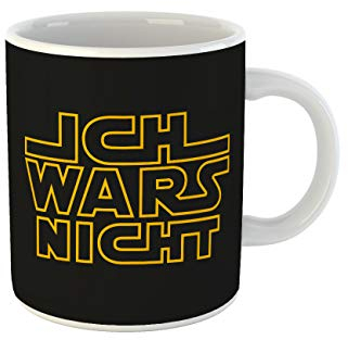 clothinx Ich wars nicht Tasse mit lustigem Spruch - originelle Geschenktasse für Fans - Geschenkidee - Geschenk - Bürotasse - Sprüche Tasse - auch als Pärchen Set kombinierbar - beidseitig bedruckt