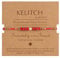 KELITCH Seed Perlen Freundschaft Armbänder Dünne Seil Armbänder Frauen Handgemachten Schmuck (Rose I)